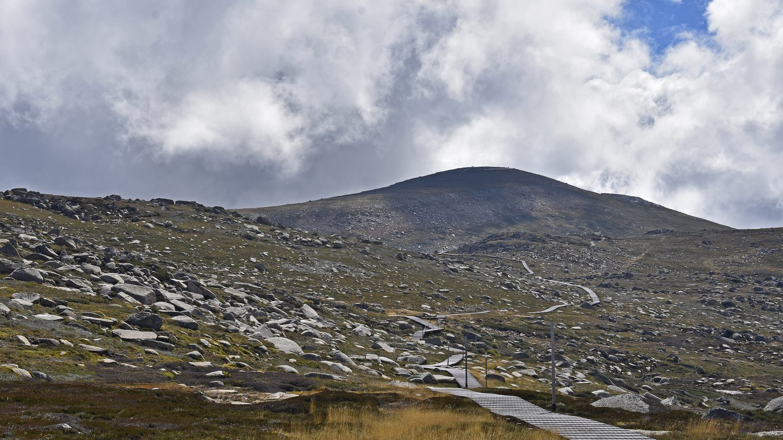 Snowies Alpine Walk: Mount Kosciuszko and the boulder fields of the Main Range in summer, Kosciuszko National Park, New South Wales